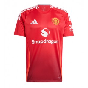 Billiga Manchester United Alejandro Garnacho #17 Hemmatröja 2024-25 Kortärmad